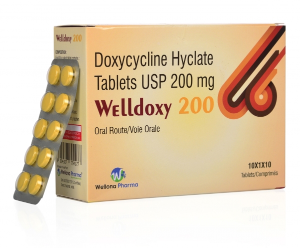 Doxycycline 200 mg Tablets | Doxycycline Hyclate 200 mg Tablets